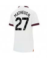 Manchester City Matheus Nunes #27 Venkovní Dres pro Dámské 2023-24 Krátký Rukáv